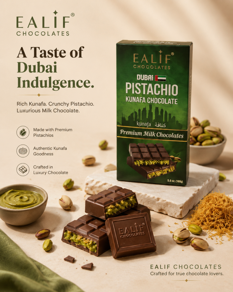 Kunafa pistachio Chocolate
